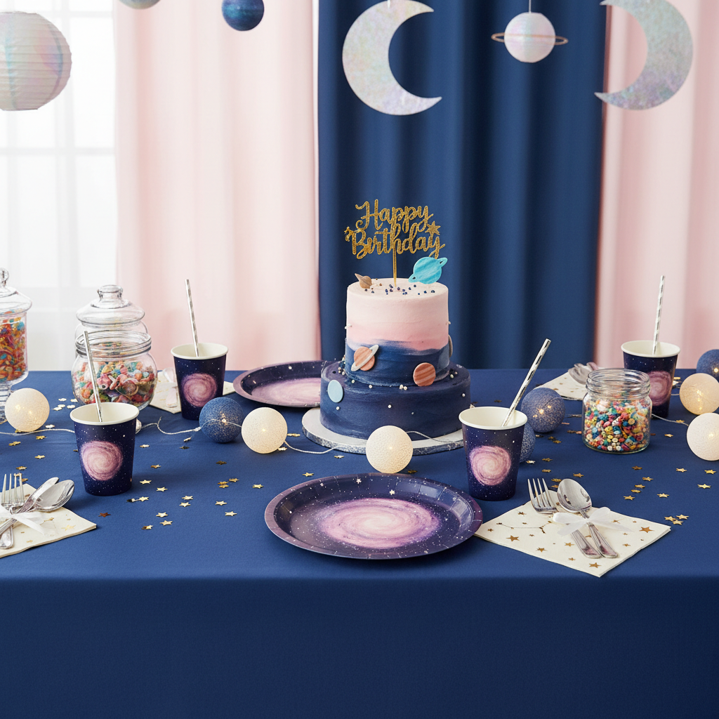 The Real Difference Between a Basic Tableware Kit and a True Space Themed Birthday Party Tableware Set — And Which One Fits Your Celebration