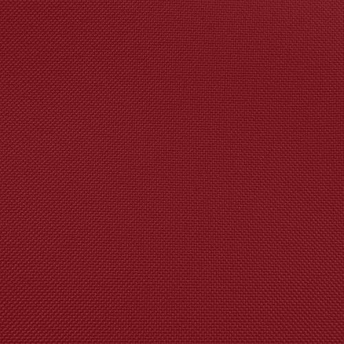Ultimate Textile Pleat Polyester Fabric Table Skirt - Machine Washable Flame Resistant with Clips for Events, Weddings & Trade Shows, Cut & Sewn in Paterson, NJ - Holiday Red, 7' Box Pleat