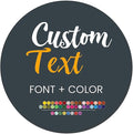 Custom Stickers for Weddings, Birthdays & Businesses - Personalized Labels with Your Logo - Waterproof, Fade and Heat Resistant - Pack of 100-1000 (Custom Text, Very Small 1 Inch)