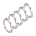 Fashewelry 3mm Aluminum Flat Wire Silver 82Ft Bendable Nose for Face Masks Soft Craft for Winding Beads Jewelry Making