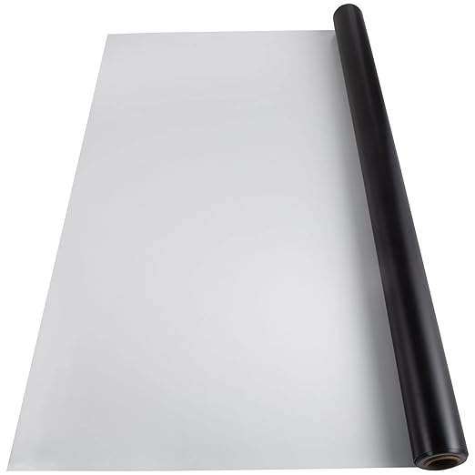 VEVOR Dance Floor, 6.6x23ft Dance Floor Roll, 0.06in Thick PVC Vinyl Dance Floor, Black/White Reversible Portable Dance Floor, Non-Slip Dance Flooring, Ballet Dance Floor for Jazz, Pop, Lyrical Style