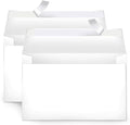 Amazon Basics A9 Blank Invitation Envelopes with Peel and Seal Closure, 5-3/4 x 8-3/4 Inches, White - Pack of 100