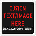 Custom Sign Personalized Custom Metal Sign, Customize For Office, Business, Workplace, Office, Home, Delivery Signs 12x12