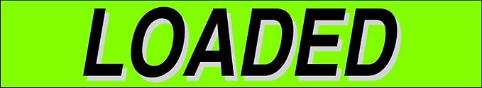 Ez-line Vinyl Windshield Stickers 3 Dozen 15 Inch Chartreuse Slogan Dealership Pro Pack for Car Lots (EZ115-Pack8)