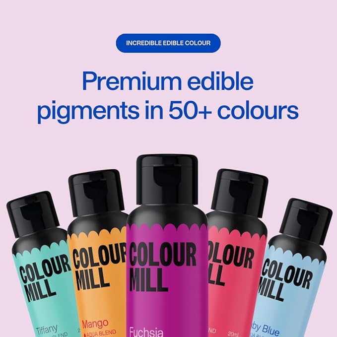 Colour Mill Aqua Blend Water-Based Food Coloring, 20 Milliliters Fuchsia