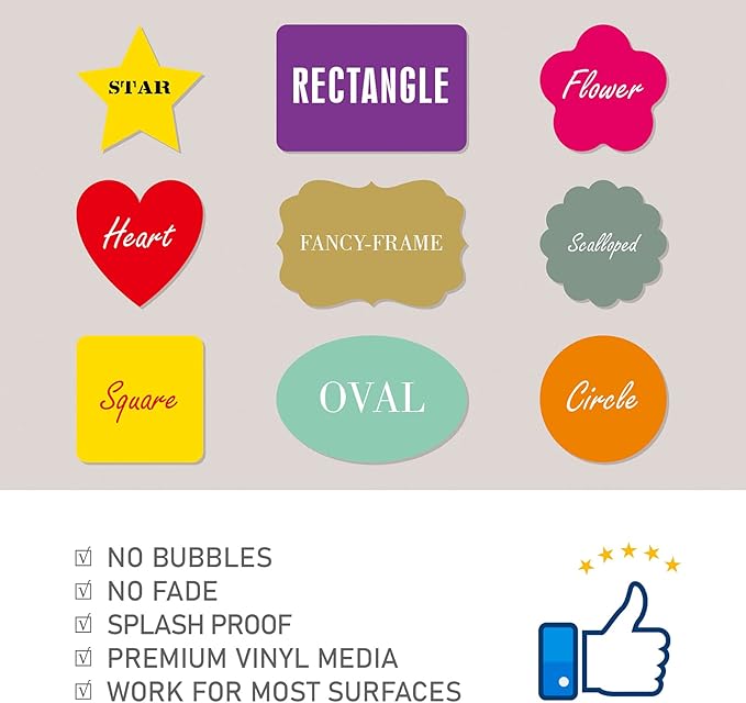 Custom Stickers - Customized Labels with Any Design Image Logo Text, Oval Shaped, 100 Pink Labels (Matte Finish, Waterproof, Suitable for Metal, Plastic, Glass, Wood, Scrapbook)