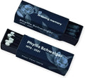 Customizable Funeral Matchboxes – Set of 10 – Memorial Design – Colorful Matchsticks – Perfect for Funeral Services & Remembrance (2" Matchsticks, Remembrance #1)