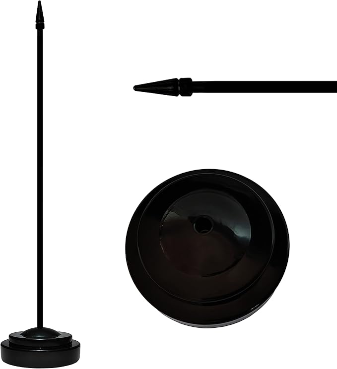 12 Pack France Desk Flags Set, French Small Mini Table Office Flags With 12" Solid Black Pole, Black Base and Spear Top, Miniature Desktop Flag, Home Decoration, Office Decoration, Festival