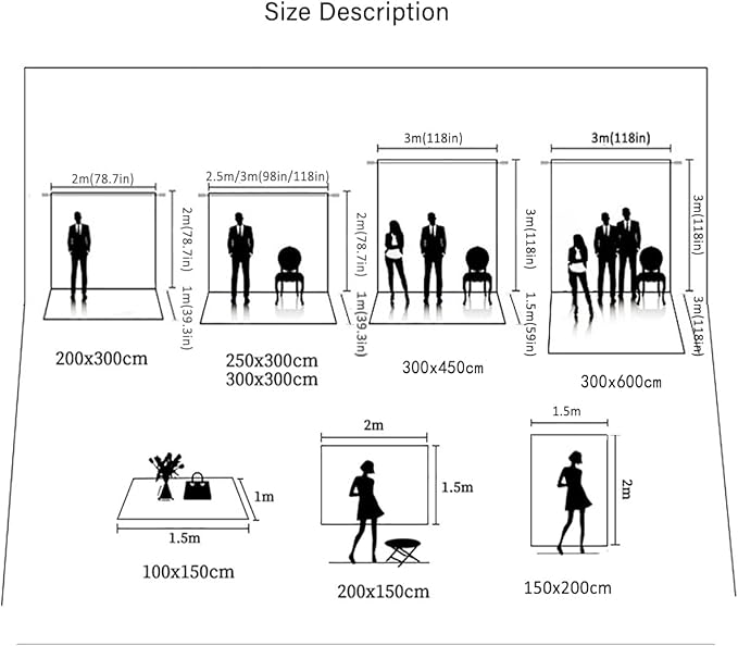 6x9ft Grey Portrait Photography Backdrops Solid Texture Abstract Photo Background for Photoshoot