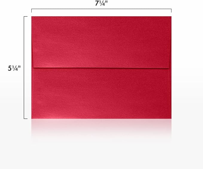 LUXPaper A7 Invitation Envelopes | Peel & Press | 5 1/4" x 7 1/4" | Jupiter Metallic | 80lb. Text | 500 Qty