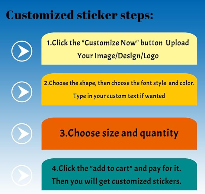 Custom Stickers 70-1000 Personalized Labels for Birthday Party Wedding, Customized Stickers for Business Logo(Fancy Frame)