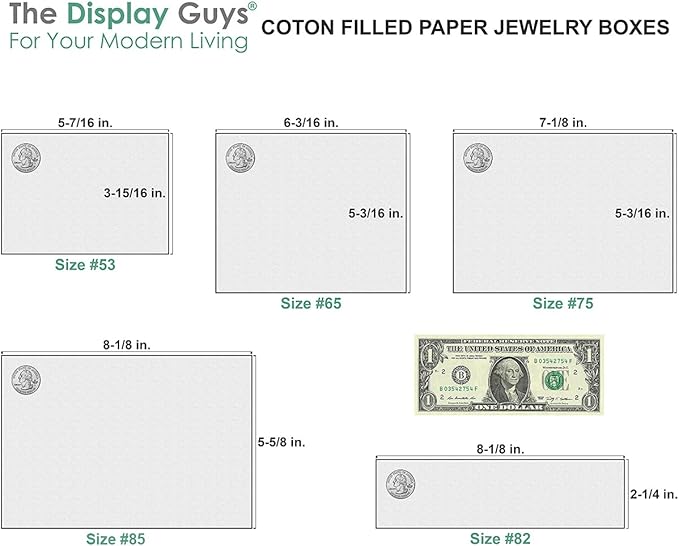 TheDisplayGuys - 25-Pack #53 Kraft Paper Cardboard Gift Boxes/Jewelry Cases w. Cotton Padding & Lid - Neon Yellow - (5.4" x 3.9" x 1.0")