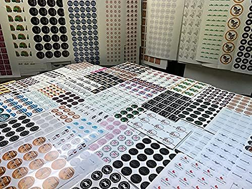 Avgrafx 120 3" Custom Personalized Stickers Labels Vinyl Waterproof Dishwasher Safe, Made USA, Any Text or Image