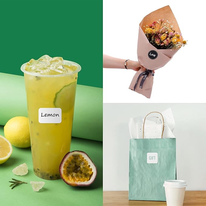 Custom Stickers Personalized Labels - Customized Stickers with Any Design Image Logo Text,Custom Thank You Label Stickers,Custom Stickers for Business Logo,100 Labels (Scalloped,5"x5")