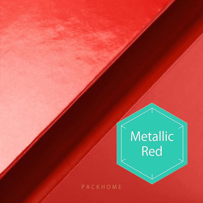 PACKHOME Large Gift Box 13.5x10x3.5 Inches, Sturdy Shirt Box with Magnetic Lid for Multiple Occasions (Glossy Red)