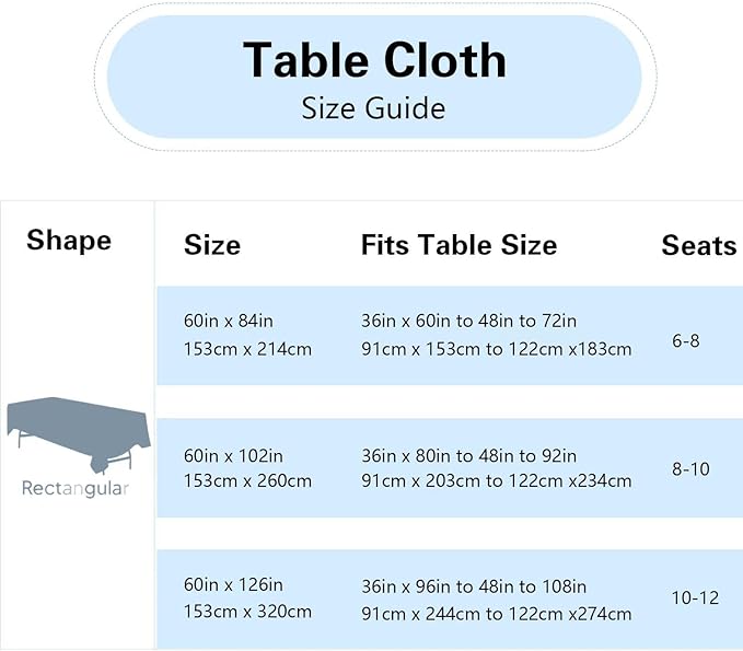 FINDYOU 10 Pack White Table Cloth Rectangle Table 60 x 102 Inch Tablecloths for 6 Foot Rectangle Tables. Stain and Winkle Resistant Polyester Washable White Tablecloths for Parties Wedding Dining