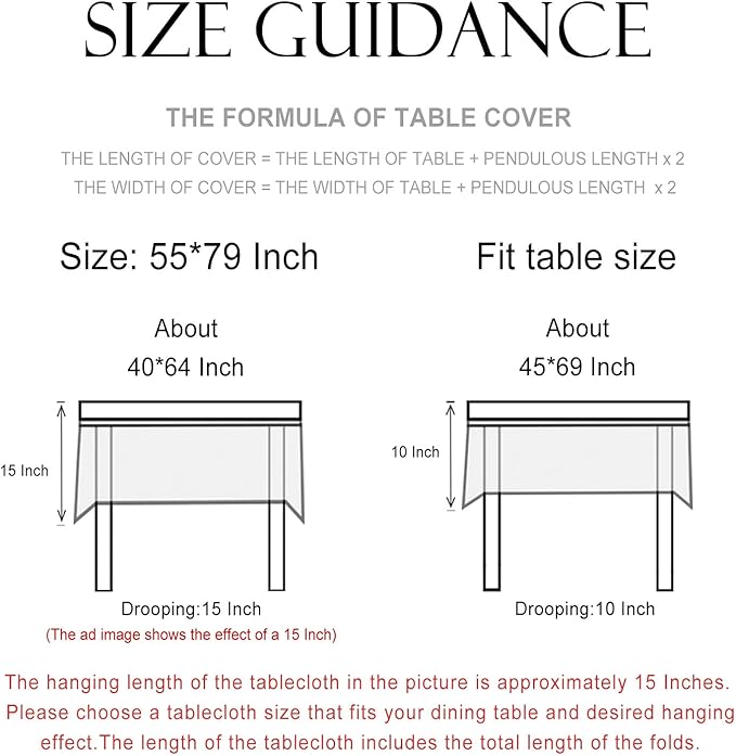 patdrea Designer Vintage Blue Rectangle Tablecloth,Linen Anti-Wrinkle Paisley Pattern Farmhouse Table Cloth,Decor Table Cover Cloth for Kitchen Dining,Christmas,Thanksgiving,55"x79"-Lantang a