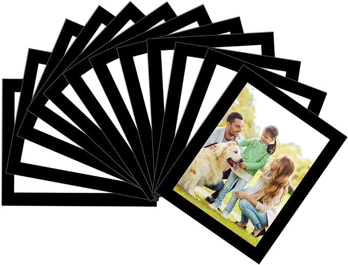 Magnetic Picture Frames with Black Border(2.5"X3.5",12 Pack),Mini Wallet Size Magnet Photo Sleeves Pockets/Holder,Decorations for Home/Office/School/Classroom/Party
