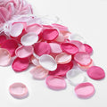 Serwalin 300Pcs Silk Rose Petals Fuschia Flower Petals for Wedding Petals Flower Girl Petals for Christmas Aisle Flower Girl Basket Runner Bridal Shower Table Decor (4 Color Mixes)
