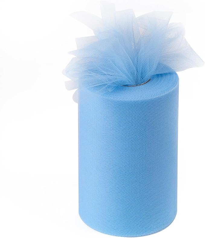 Blackish Green Tulle Fabric Rolls 6 Inch by 100 Yards (300 feet) Tulle Roll Spool Fabric for DIY Tutu Skirt Baby Shower Birthday Party Wedding Decorations Christmas Craft Supplies (Blackish Green)