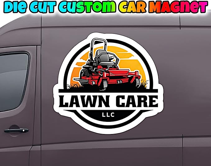 Your Die Cut Custom Car Magnet Sign | Personalized Logo for Your Car Truck | Advertise Your Business Vehicle Magnetic