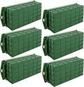 6 Pcs Floral Foam Cage, 11.8" x 4.5" x 3.1" Rectangle Flower Cage Holders with Floral Foam, Floral Arrangement Cage for Artificial Flowers, Fresh Flowers and Home Decoration