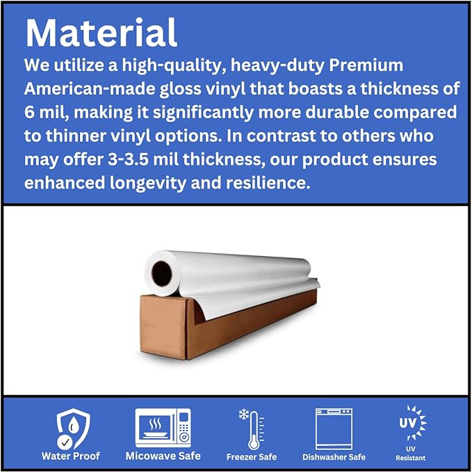 Avgrafx 120 3" Custom Personalized Stickers Labels Vinyl Waterproof Dishwasher Safe, Made USA, Any Text or Image