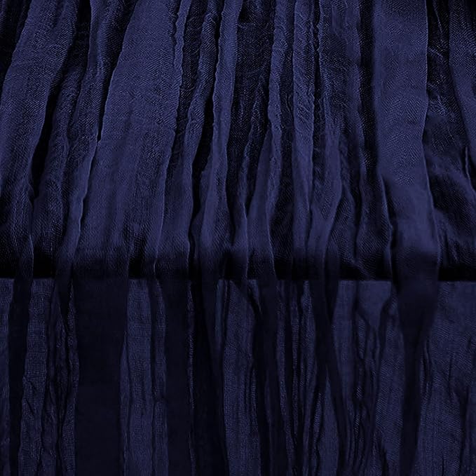 10 Pack Navy Blue Cheesecloth Table Runner 35x120 Inch 10Ft Rustic Gauze Cheese Cloth Table Runner Sheer Cheesecloth Table Runners for Wedding Party Bridal Shower Decoration