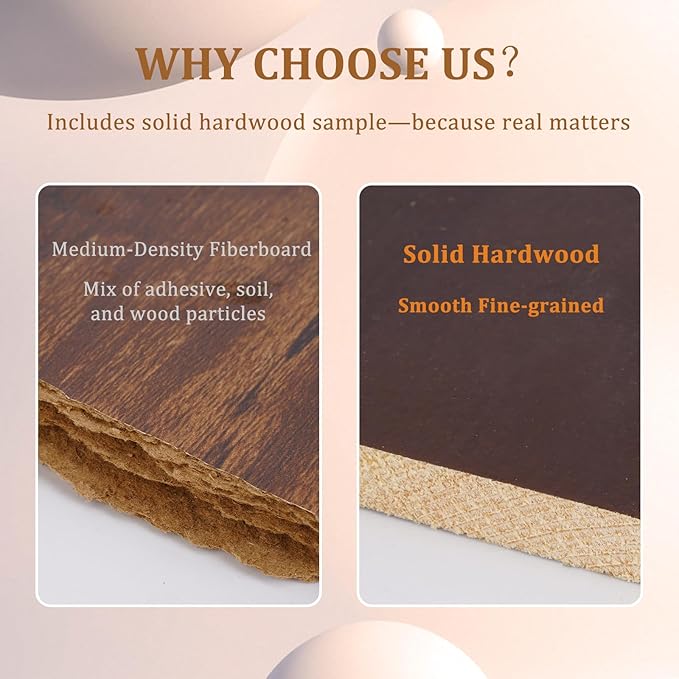 Solid Hardwood Cupcake Stand (Not Medium Density Fiberboard/Plywood), Raised Edges for 50 Cupcakes, 3 Tier Wooden Dessert Holder for Party, Woodsy Rustic Tower for Decor/Wedding/Birthday