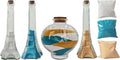 CHENGXINWENHUA Unity Sand Ceremony Set for Wedding Handmade Decorative Jars (3tower)