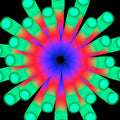 AOWDIAO 100 Pcs 16″ Foam LED Glow Sticks, 3 Light Up Modes, Party Favors for Wedding, Festival & More
