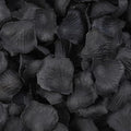 1000 Pcs Artificial Fake Rose Petals,Flower Petals for Romantic Night, Engagement, Party, Wedding, Event Flower Decorations, in Bulk(Black)