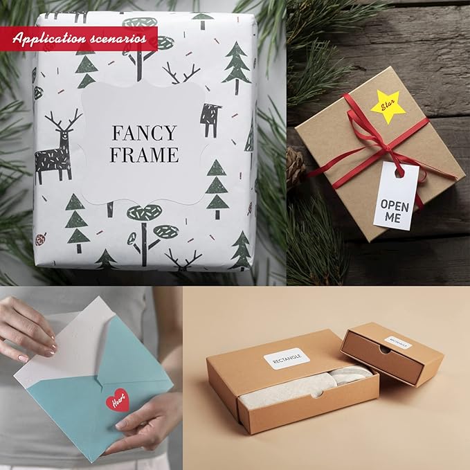 Custom Stickers Personalized Labels - Customized Stickers with Any Design Image Logo Text,Custom Stickers for Business Logo,Custom Thank You Label Stickers,100 Labels (Circle,6"x6")
