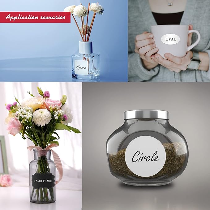 Custom Stickers Personalized Labels - Customized Stickers with Any Design Image Logo Text,Custom Stickers for Business Logo,Custom Thank You Label Stickers,100 Labels (Oval,6"x4")