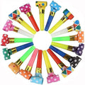 50 PCS Blowouts Noisemakers Funny Party Blower Blowouts Colorful Birthday Blow Horns Whistles New Years Party Noisemakers Party Blowouts Whistles Favors Noise Makers