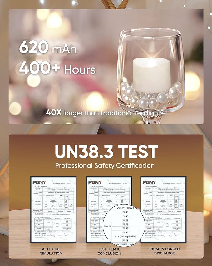 Homemory 24pcs Remote Timer LED Tea Lights Candles, 400+Hours Flickering Flameless Battery Operated Votive Candles for Tabletop Lighting, Centerpieces Decor, Holiday Decor