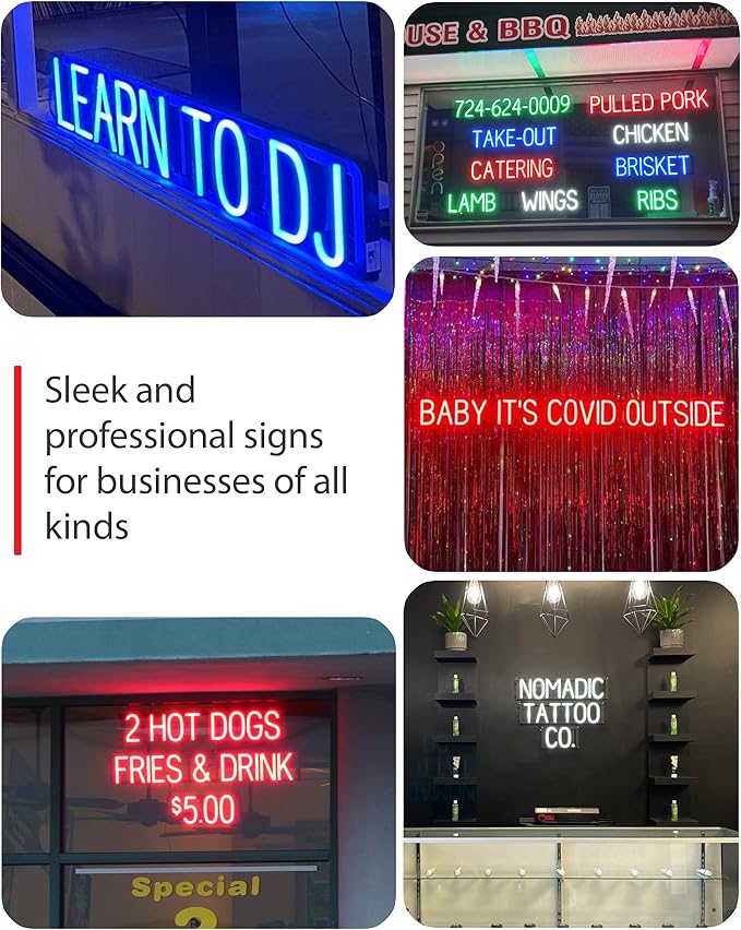 SpellBrite TO-GO BEER Sign | Beer-Related Sign with Neon Look, White LED Light Source | 19.8" x 15.0"