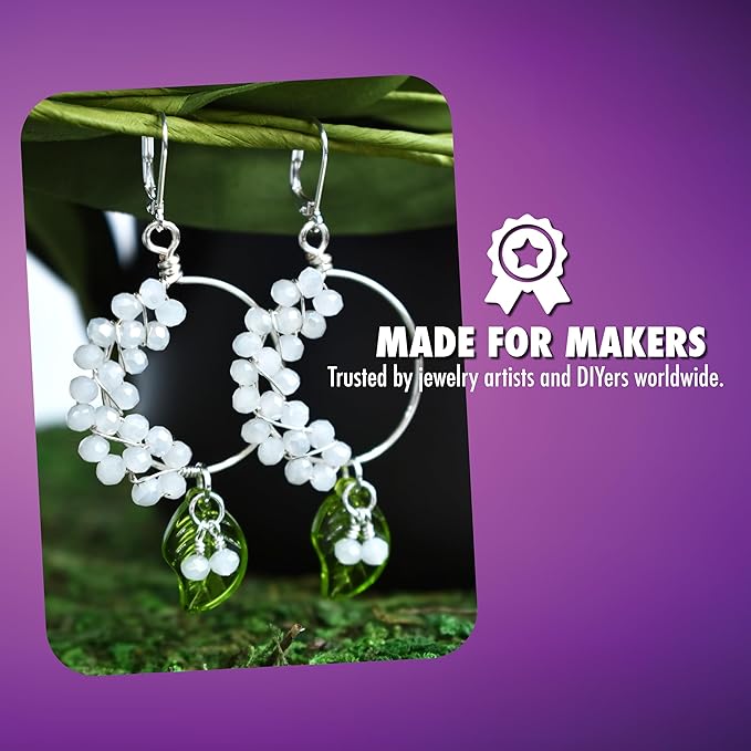 Artistic Wire, 24 Gauge Tarnish Resistant Colored Copper Craft Wire, Purple, 20 yd