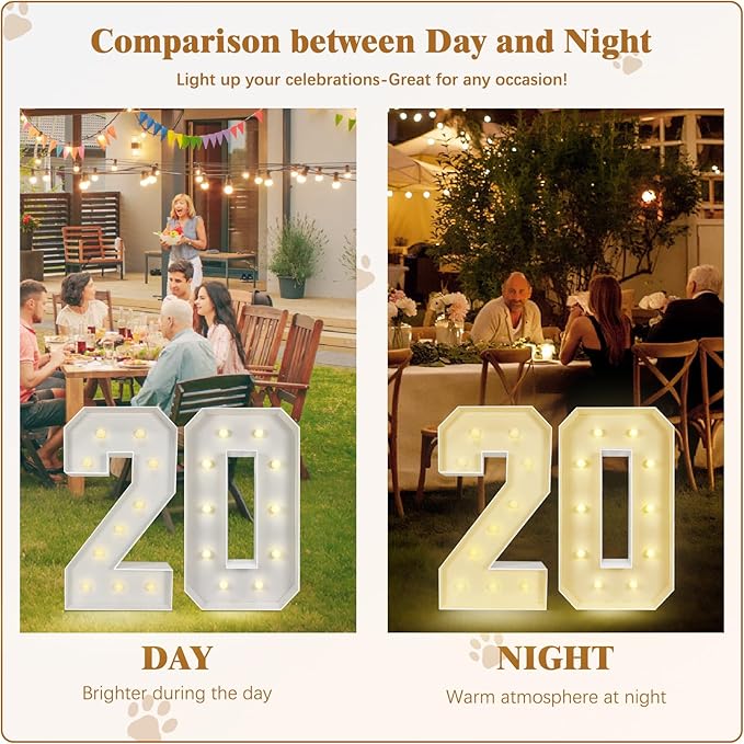 Marquee Light Up Letters: 3FT Large Decorative Signs for Party Decorations Baby Shower Birthday Wedding Engagement Anniversary, 3 Feet Tall Pre-Cut DIY Foamboard Letter M - Easy to Assemble