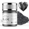 Nomeca Edible Luster Dust, 8 Grams Food Grade Cake Dust Metallic Shimmer Christmas Food Coloring Powder for Cake Decorating, Baking, Fondant, Gumpaste, Chocolate, Candy, Drinks, Cookies - Black