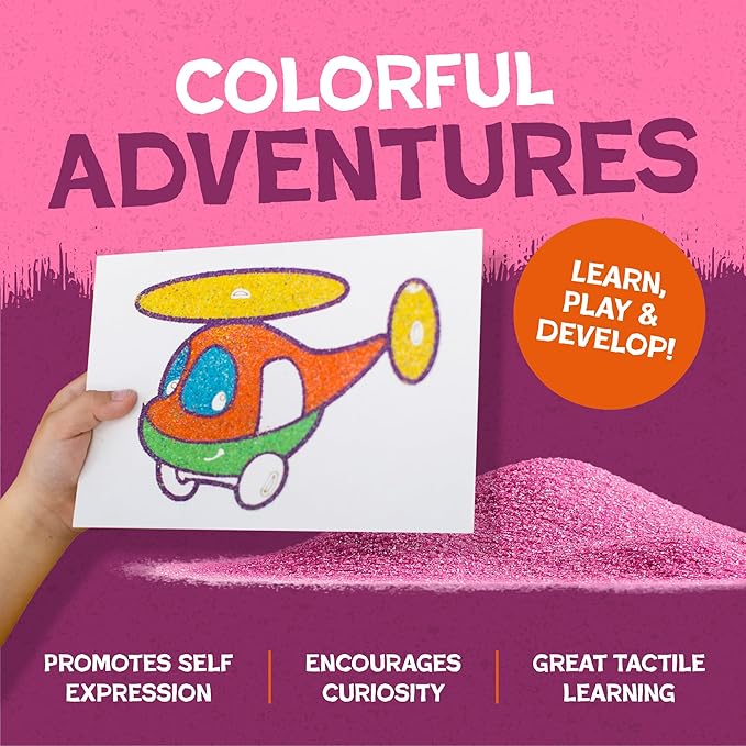 Hygloss Colored Sand for Crafts - 15 lb Bottle, Yellow - Vibrant Colorful Fine Sensory Play Sand Art Kits for Kids - Classroom Activities for Children 3 4 5 6 7 8 9 10 11 12 - Safe for Ages 3+