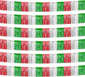 6 Pack 10 Feet Foil Fringe Garland Metallic Tinsel Streamers Banner Wall Hanging Backdrop Banner for Parade Floats, Valentine's Day, Wedding, Birthday, Mardi Gras Party Decorations Red Silver Green