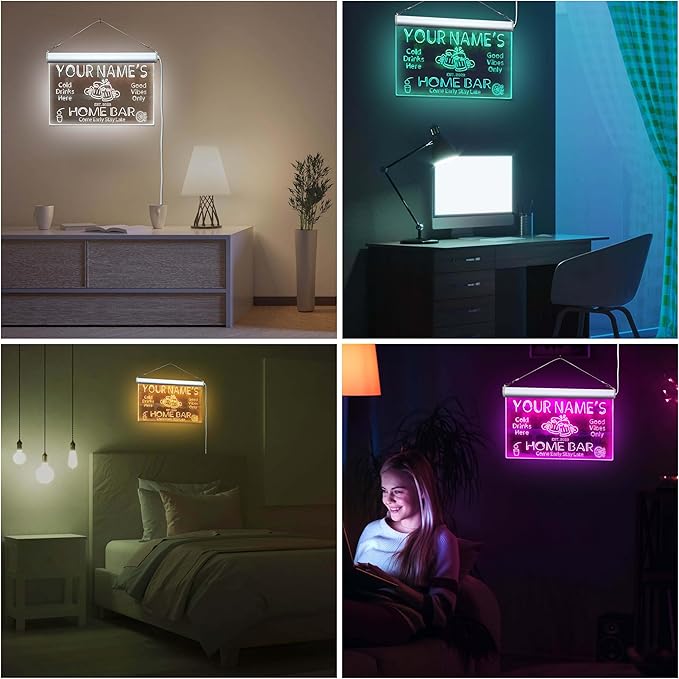 ADVPRO Personalized Your Name Custom Home Bar Beer Established Year Single Color LED Neon Sign 24 x 16 Inches st4s64-p11-tm-g
