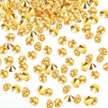 10000 Clear Wedding Table Scatter Confetti Crystals Acrylic Diamonds Rhinestones for Table Centerpiece Decorations Wedding Decorations Bridal Shower Decorations Vase Beads (Gold, 4 MM)