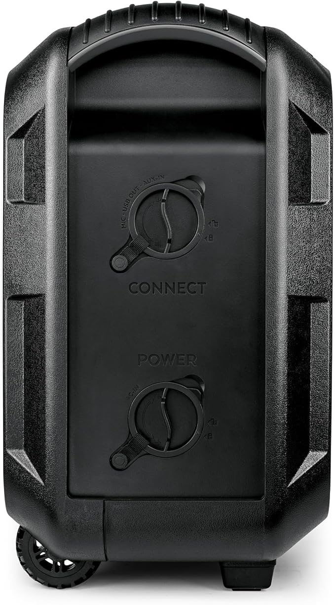 ECOXGEAR: EcoBoulder Ultra – 121dB Loud Rugged Bluetooth 5.1 Speaker, IP67 Waterproof, Drop and dustproof with Party Lights, 50+ Hours runtime, it Even Floats – Black