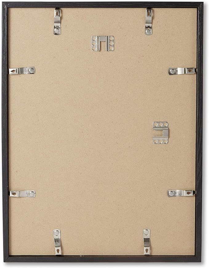 Opposite Wall - 20x30 in - Black Solid Oak Wood Picture Frame - Lightweight, Versatile & Shatterproof - Wall Hanging Poster or Photo Frame - Wall Decor for Office, Gallery & Home