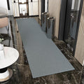 Ottomanson 2' x 22' Hallway Runner with Scraper Pile Extra Durable Non-Slip Rug Mat for Indoor & Outdoor Use - Ideal for Kitchen, Entryway, Patio & Garage - High-Traffic Carpet, Gray