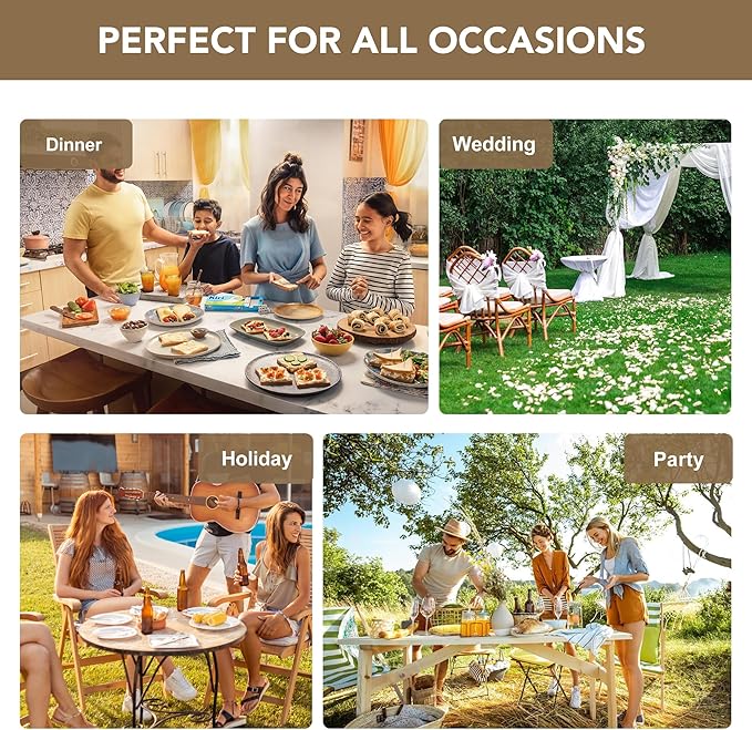 sancua Square Tablecloths 85x85 Inch, 2 Pack - Beige Fabric Table Cloth for Square or Round Tables, Washable Polyester Table Cover for Outdoor Party, Birthday, Buffet, Resturant