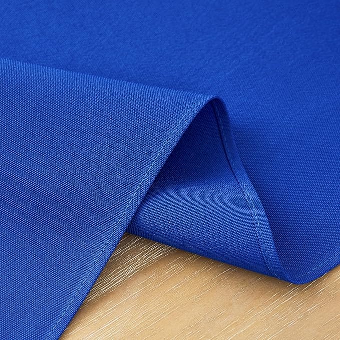 2 Pack Blue Table Runner 12 x 60 Inch Solid Color Farmhouse Runners Coffee Table Dresser for Daily Party Home Decoration