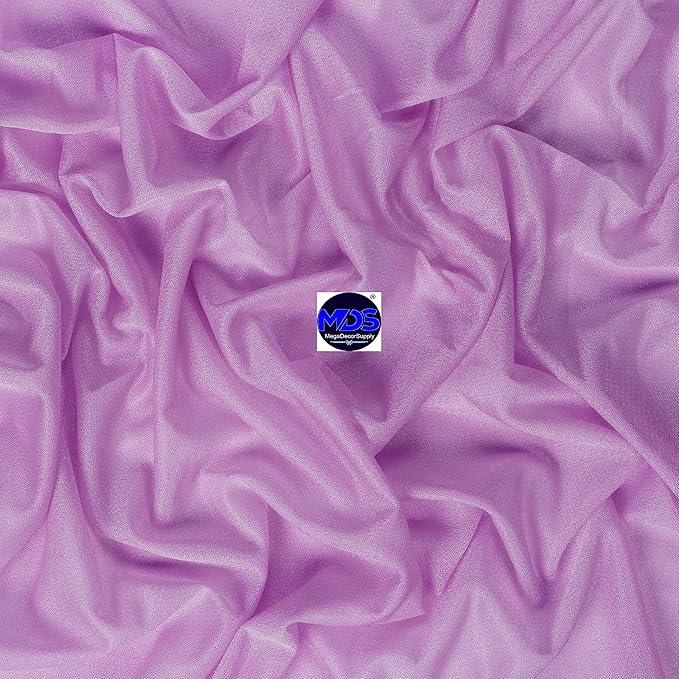 MDS Halloween Chiffon Draping Fabric - 1 Panel, 30" Wide x 50ft Long - Sheer Spooky Arbor & Canopy Drapery for Haunted House Backdrops, Party Ceilings, DIY Costumes & Themed Events - Orchid